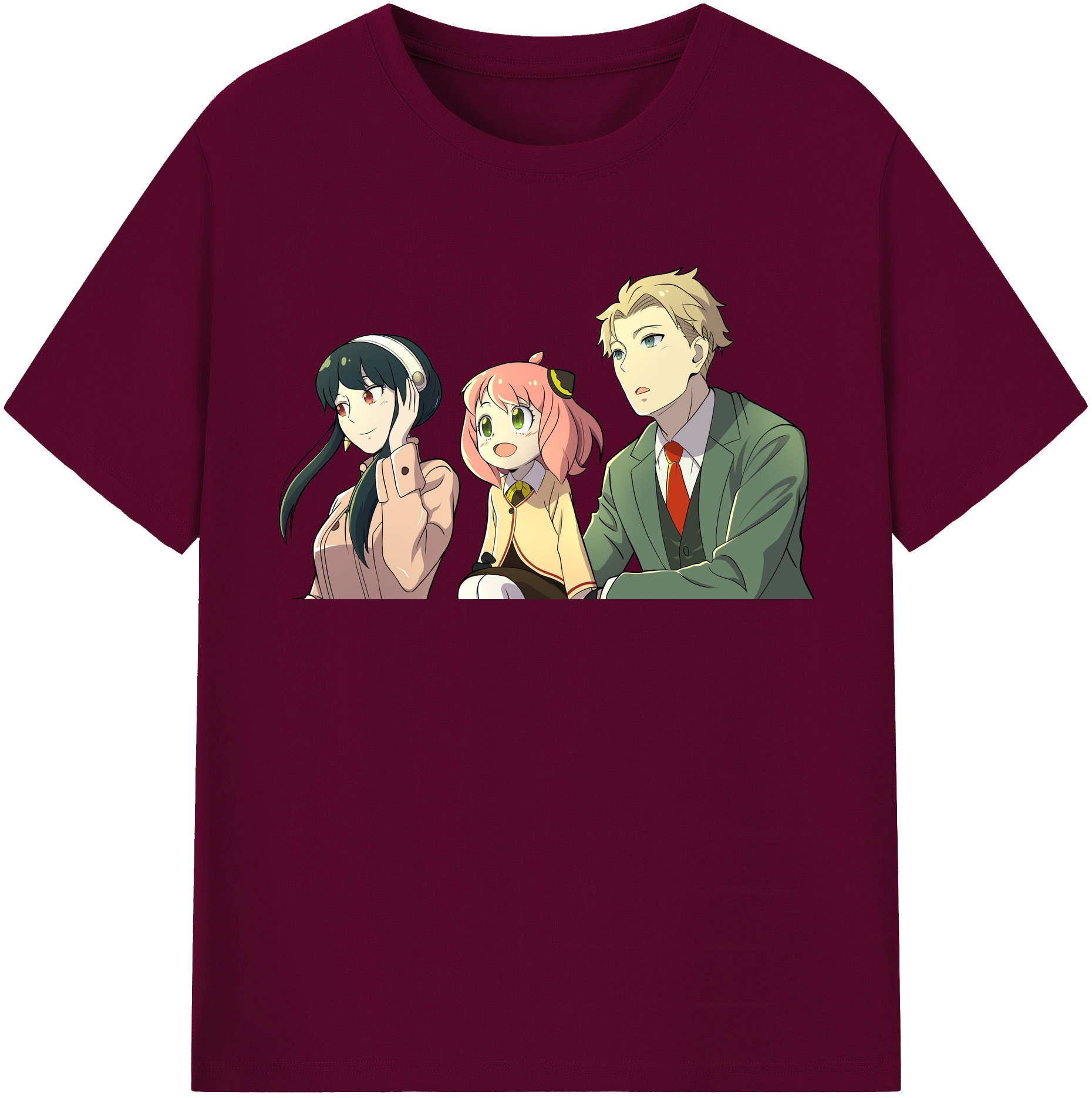 （画像用） SPY×FAMILY间谍家家酒 レディースカジュアルプリントTシャツ（綿100％）